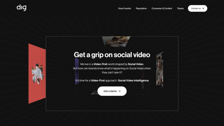 Social Video Intelligence Platform | Dig (Glossai) | AllAiWebsite