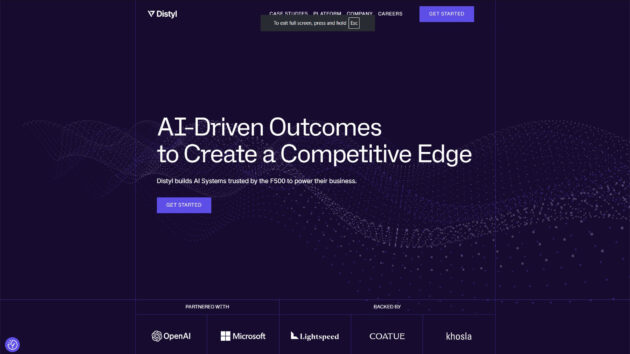Enterprise AI Integration Solutions | Distyl | AllAiWebsite