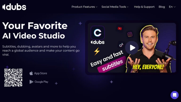 AI Captions and Subtitles | Dubs | AllAiWebsite