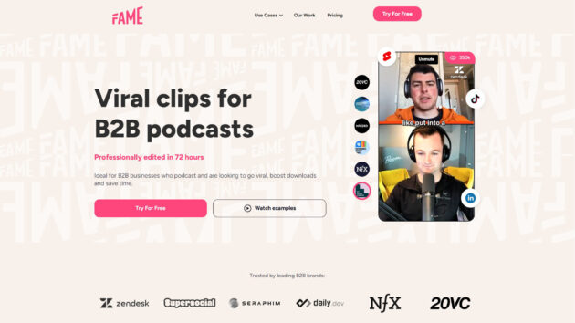 Podcast Clip Service | Fame (Lychee) | AllAiWebsite