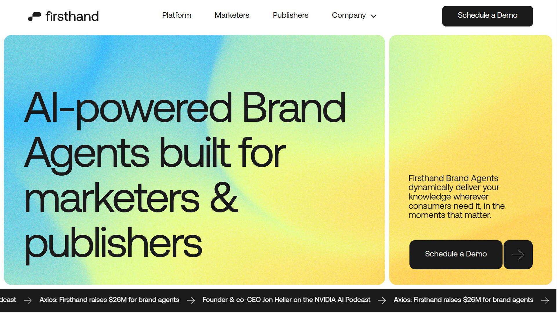 AI Brand Engagement | Firsthand | AllAiWebsite