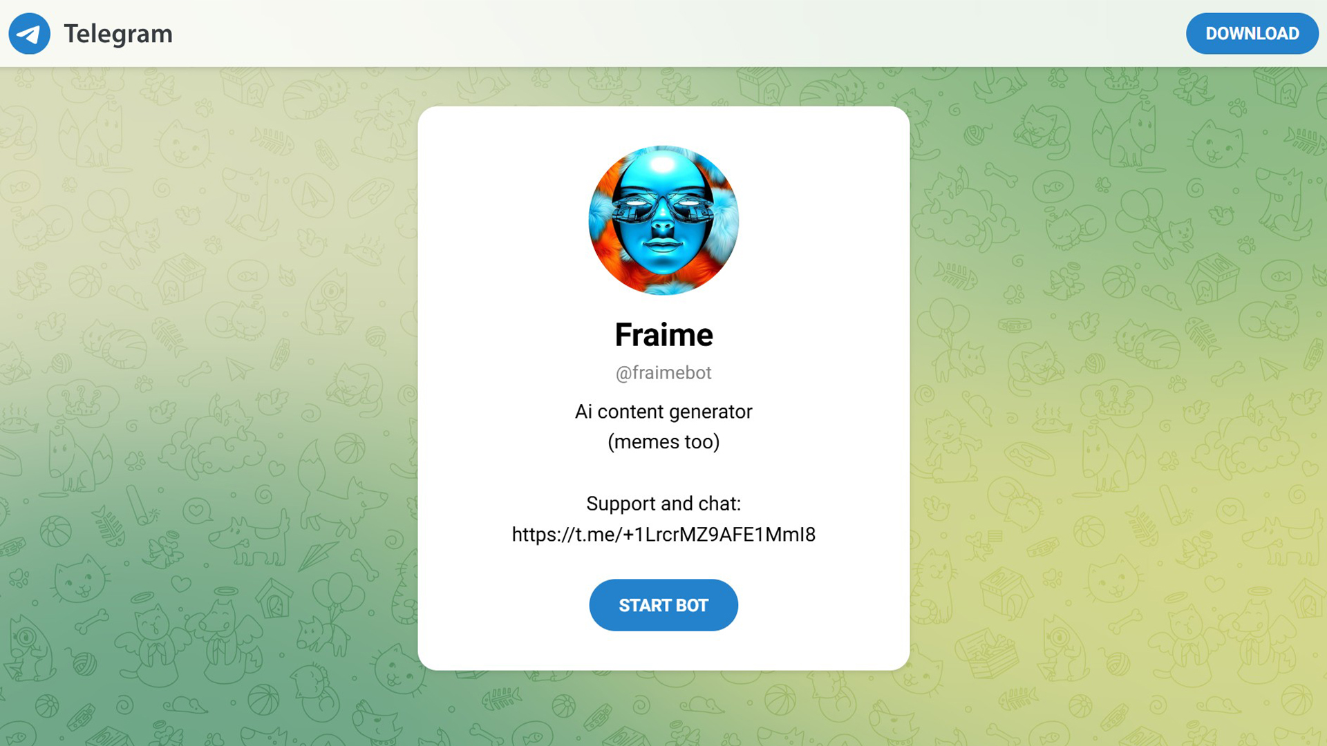 AI Face Swap Bot | FraimeBot | AllAiWebsite