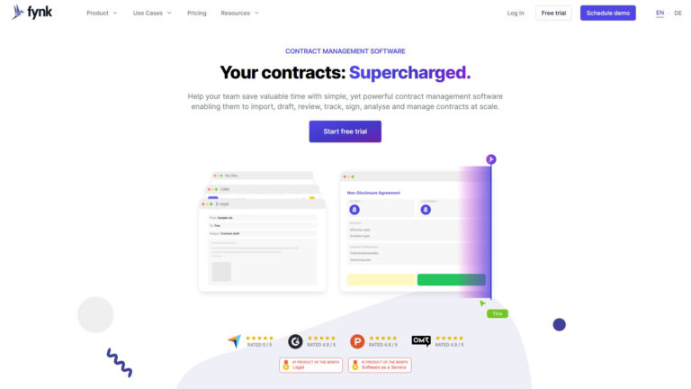 AI Contract Management | Fynk | AllAiWebsite