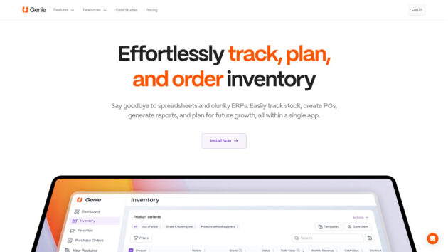 Shopify Inventory Management | Genie | AllAiWebsite