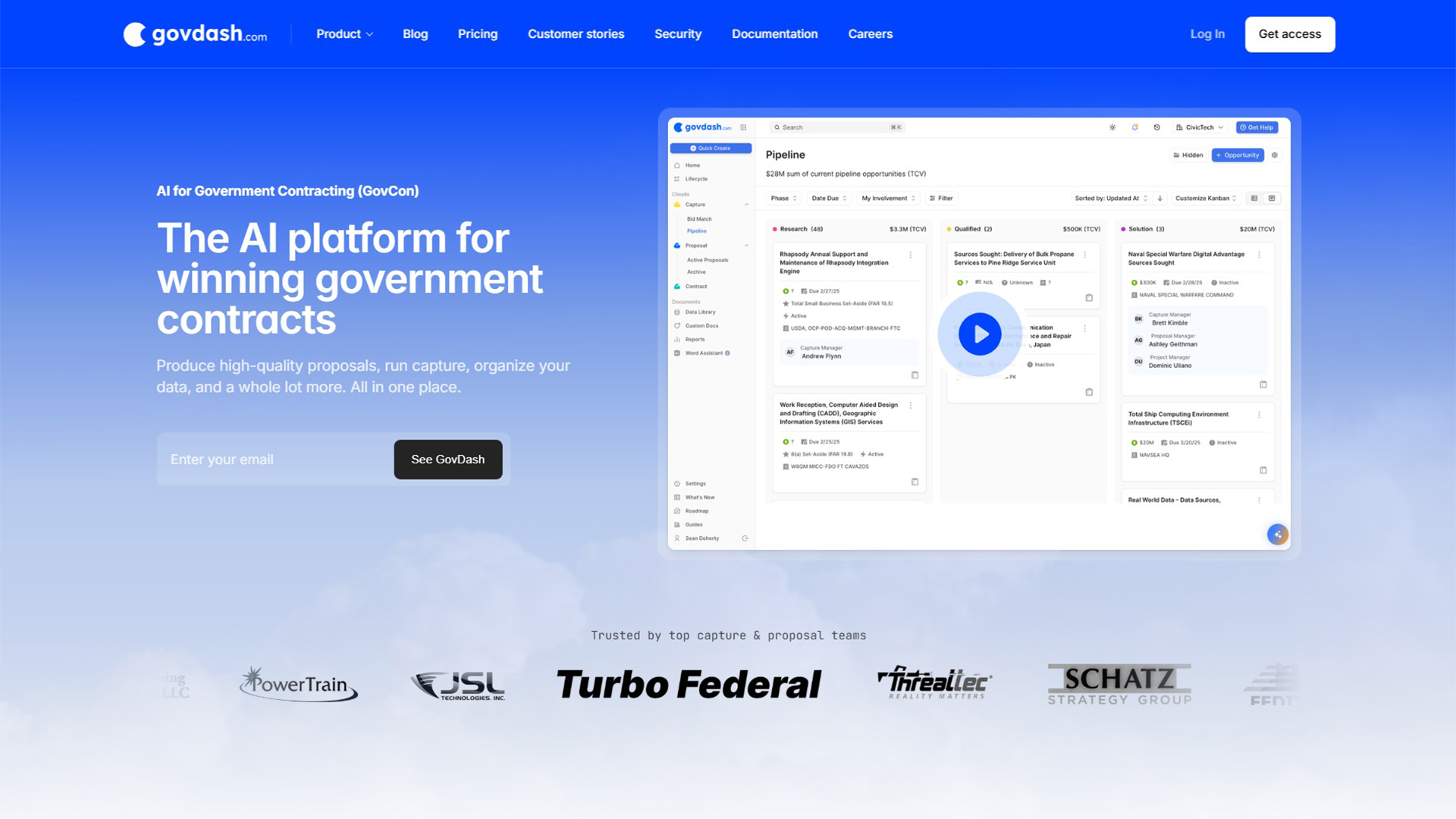 AI Government Contracting Platform | GovDash | AllAiWebsite