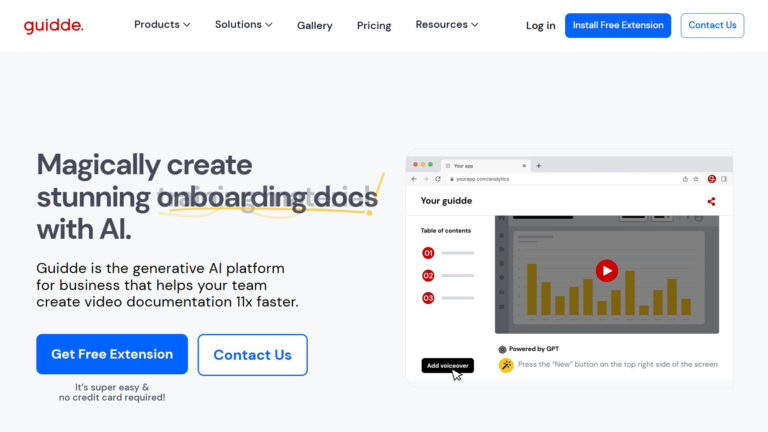 AI Video Documentation Platform | Guidde | AllAiWebsite