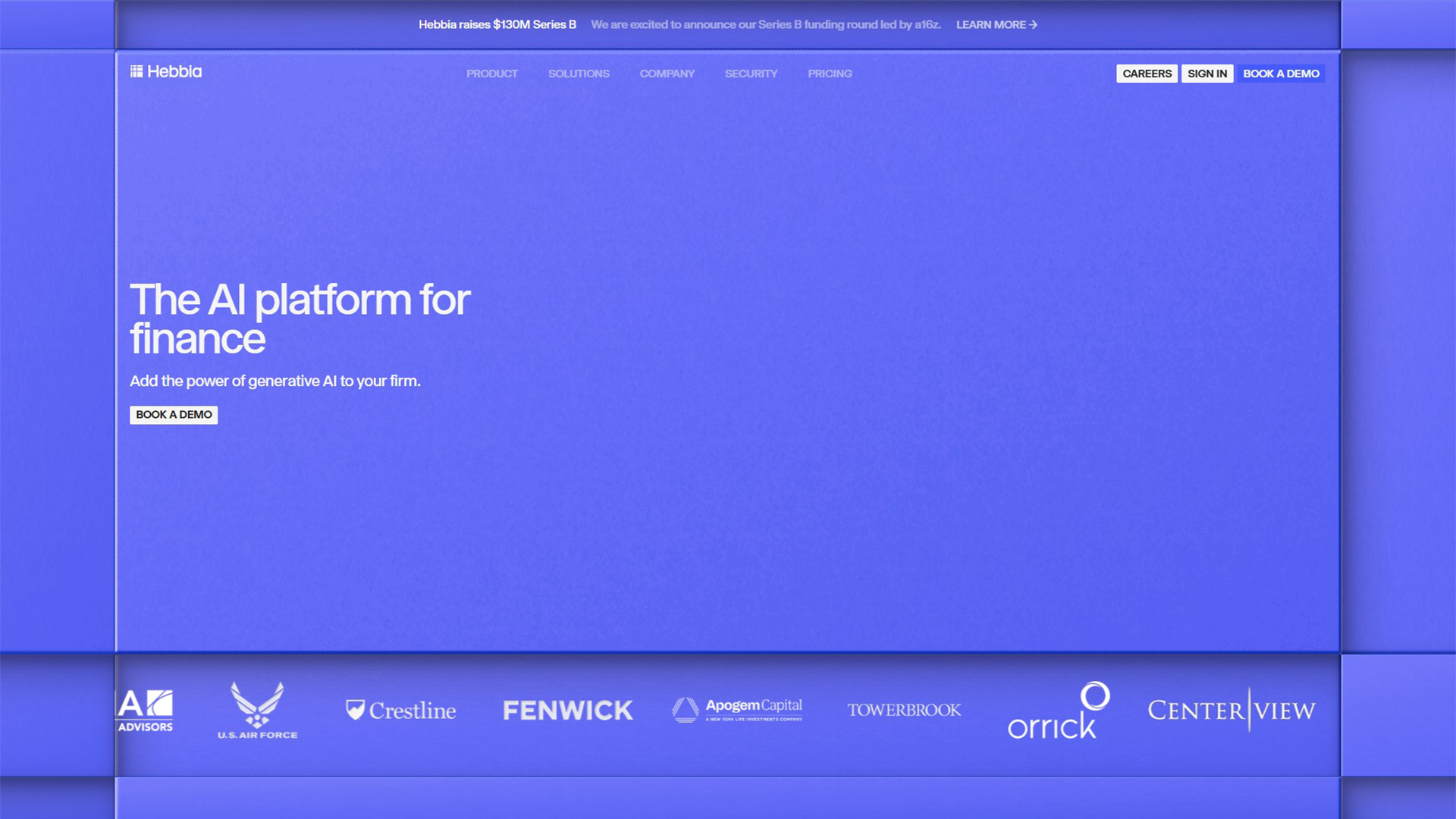 Enterprise AI Platform | Hebbia | AllAiWebsite