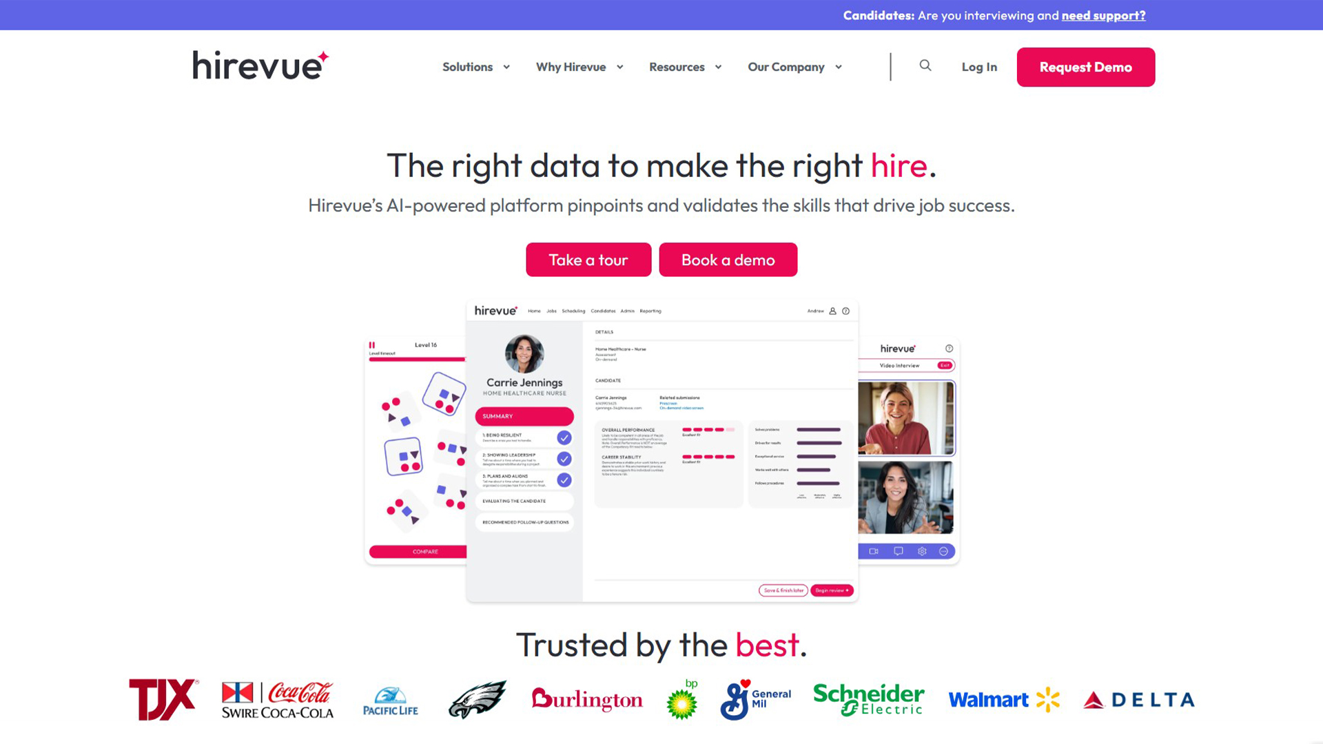 AI Hiring Platform | Hirevue | AllAiWebsite