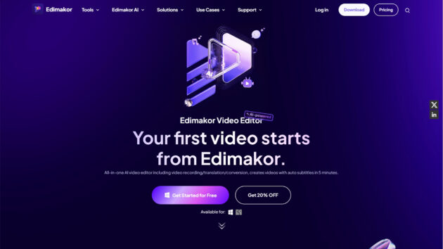 AI Video Editing Software | HitPaw Edimakor | AllAiWebsite