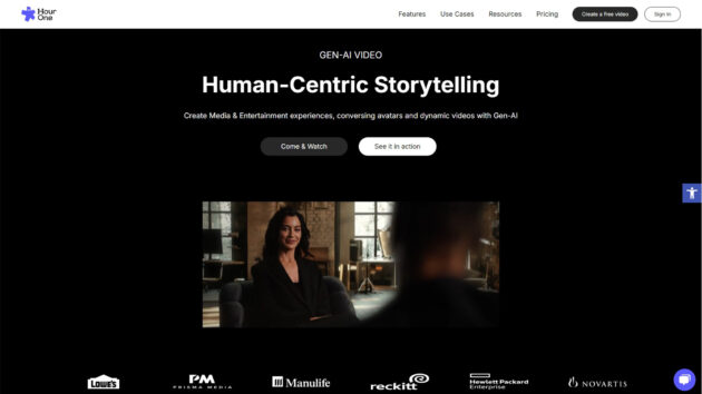 AI Video Generation | Hour One | AllAiWebsite