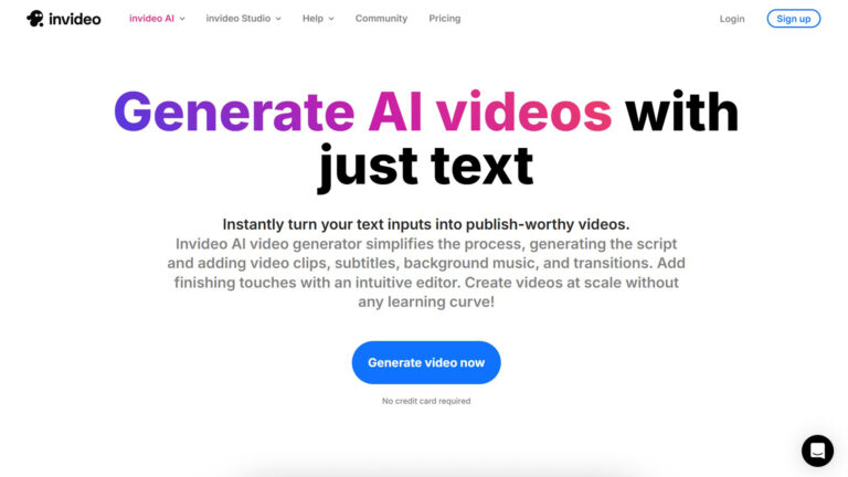 AI Video Generator | Invideo AI | AllAiWebsite