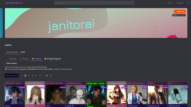 AI Chatbot Platform | JanitorAI | AllAiWebsite