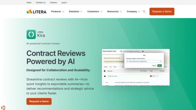 AI Contract Review | Kira Systems | AllAiWebsite