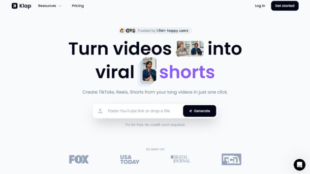 AI Video Repurposing Tool | Klap | AllAiWebsite
