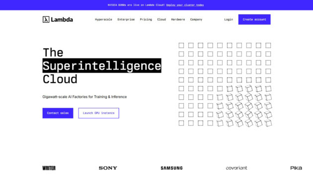 AI Cloud Computing | Lambda | AllAiWebsite