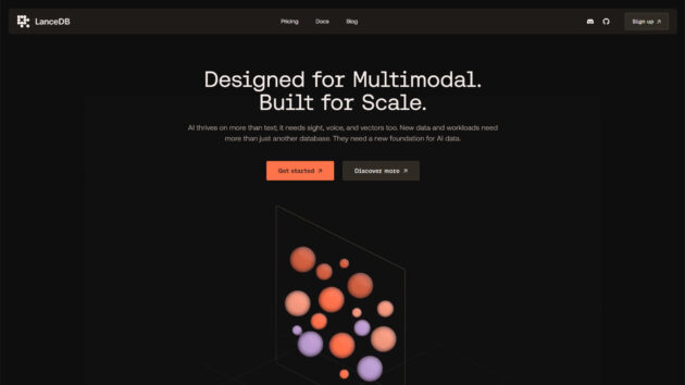 AI Native Database | LanceDB | AllAiWebsite