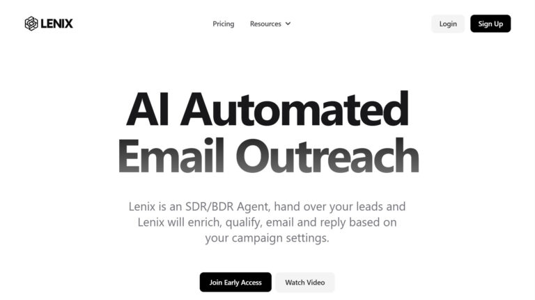 AI Sales Automation | Lenix | AllAiWebsite