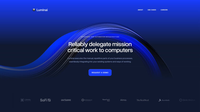 Enterprise Workflow Automation AI | Luminai | AllAiWebsite