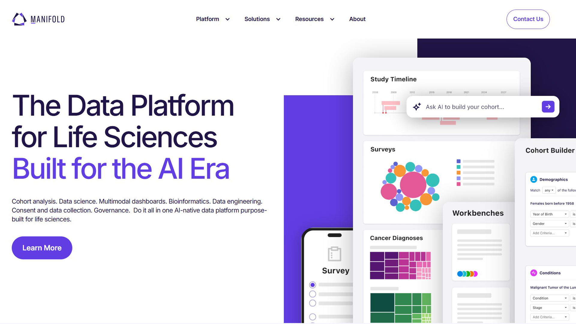 Clinical Research Platform | Manifold | AllAiWebsite