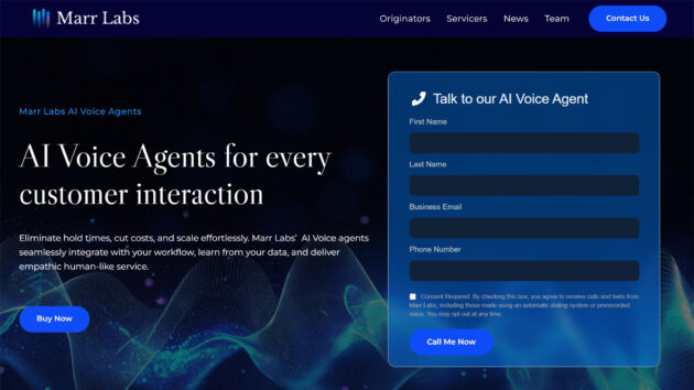 AI Voice Agent | Marr Labs | AllAiWebsite
