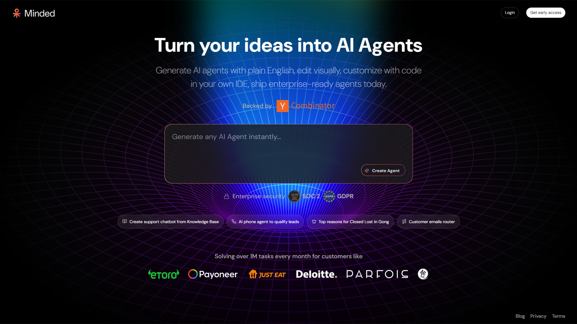 AI Agent Generation | Minded | AllAiWebsite