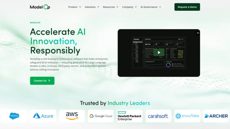 AI Governance Software | ModelOp | AllAiWebsite