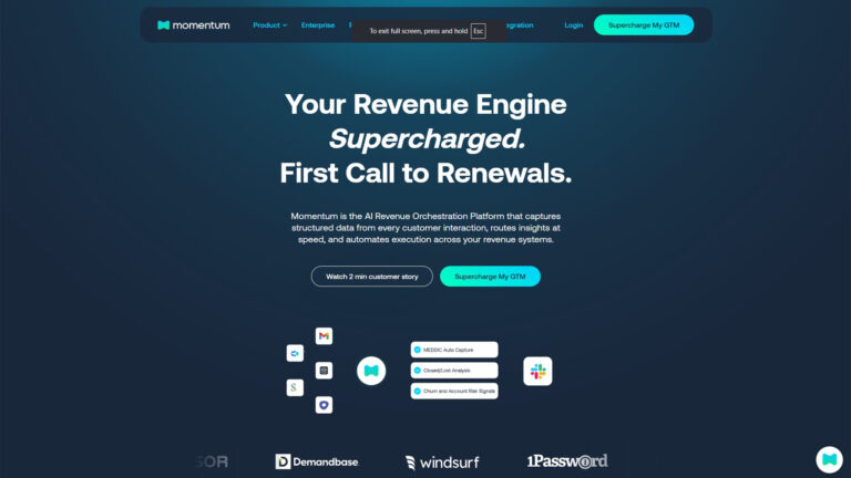 AI Sales Automation | Momentum | AllAiWebsite