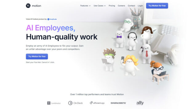 AI Productivity Tool | Motion | AllAiWebsite