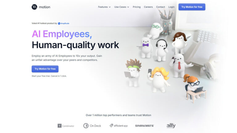 AI Productivity Tool | Motion | AllAiWebsite