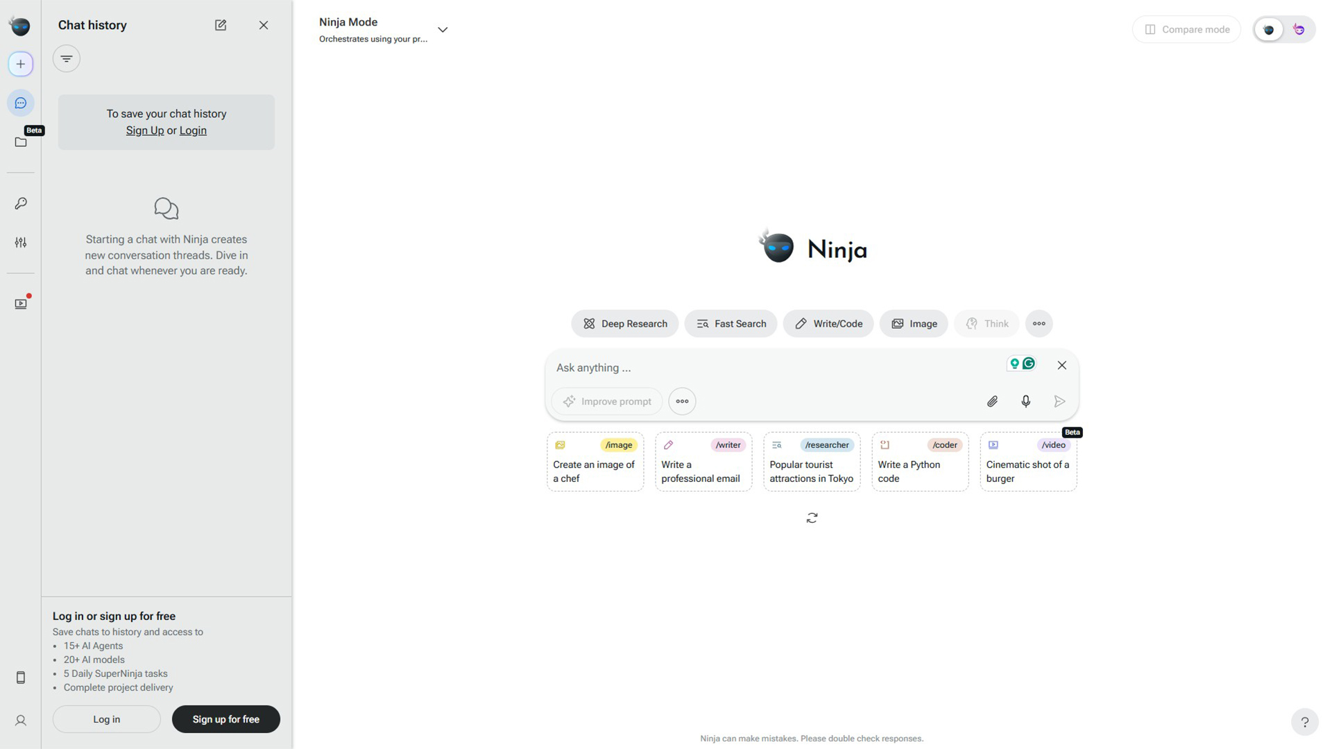 AI Assistant | Ninja AI | AllAiWebsite