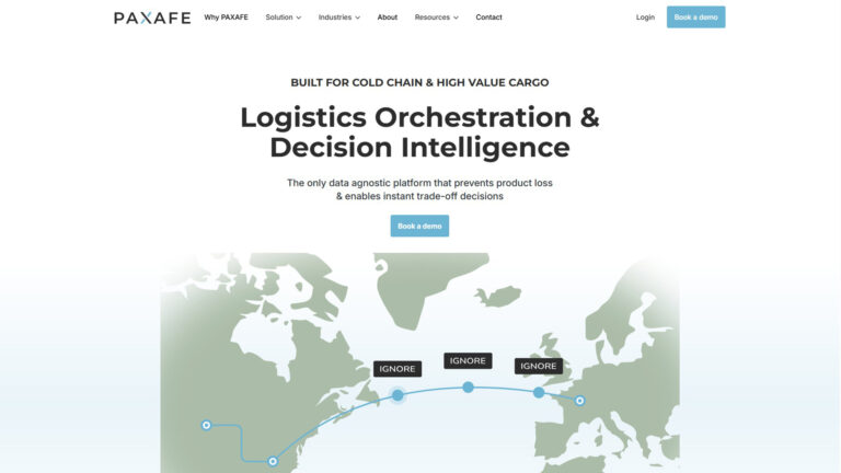 AI Supply Chain Optimization | PAXAFE | AllAiWebsite