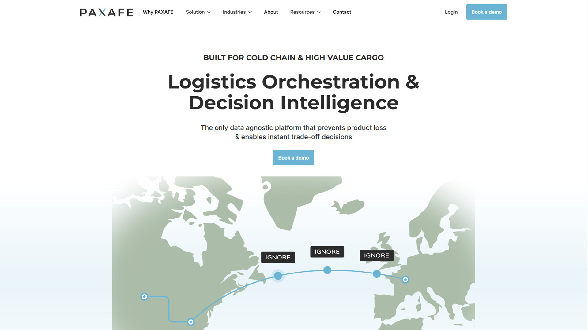 AI Supply Chain Optimization | PAXAFE | AllAiWebsite