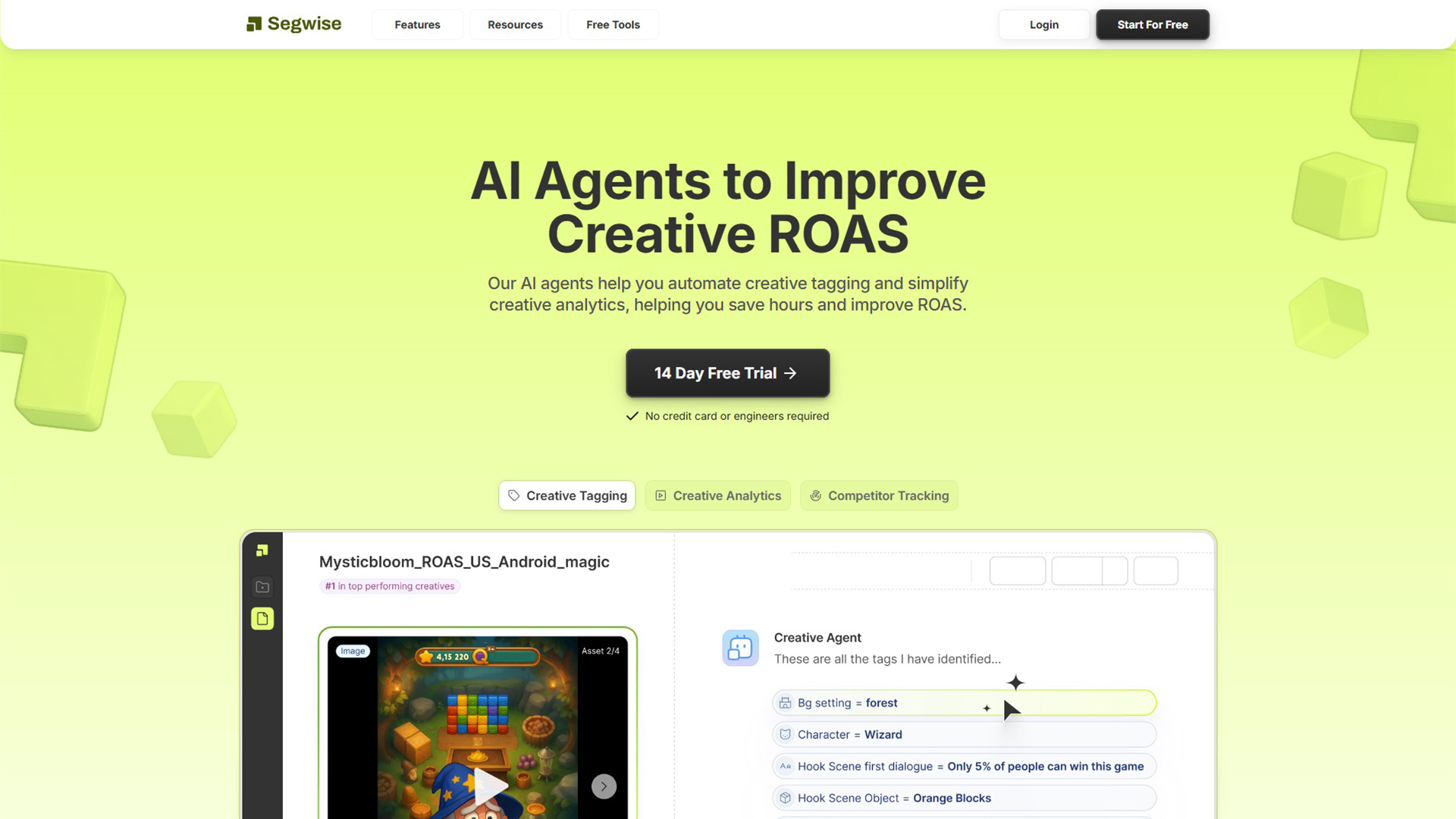 AI Marketing Analytics | Segwise | AllAiWebsite