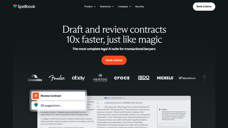 Legal AI Software | Spellbook | AllAiWebsite