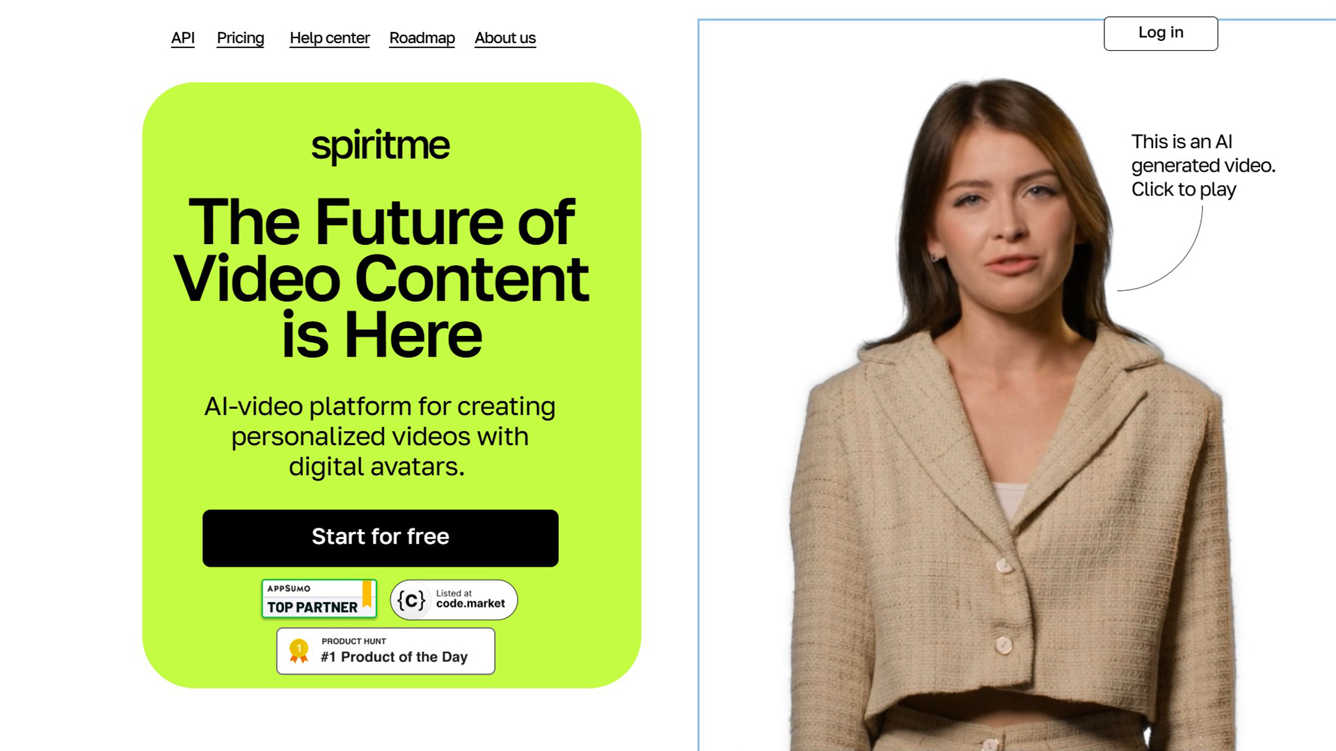 AI Video Avatar Platform | Spiritme | AllAiWebsite