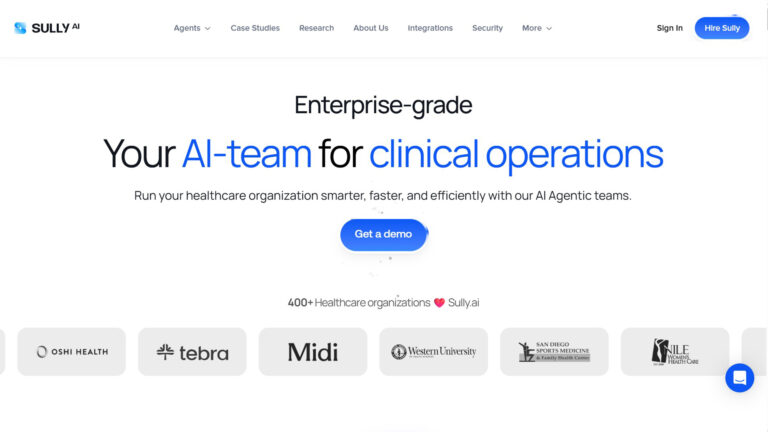 AI Medical Assistant | Sully AI | AllAiWebsite