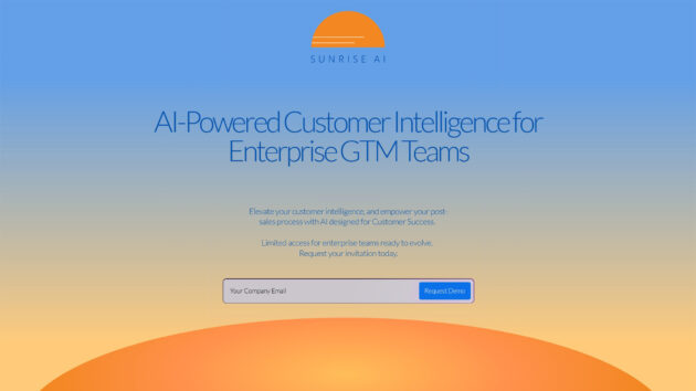 Customer Intelligence | Sunrise AI | AllAiWebsite