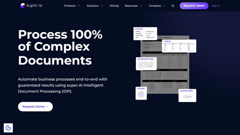 Intelligent Document Processing | Super AI | AllAiWebsite