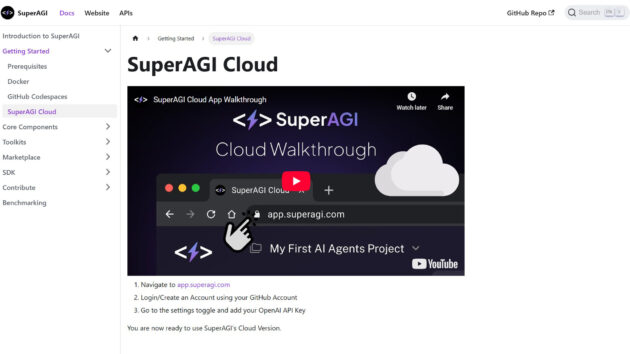 AI Agent Development Platform | SuperAGI Cloud | AllAiWebsite