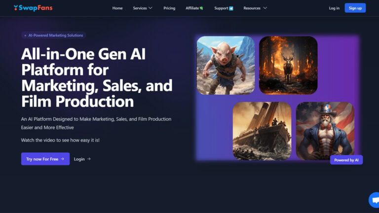 AI Face Swap Platform | SwapFans | AllAiWebsite