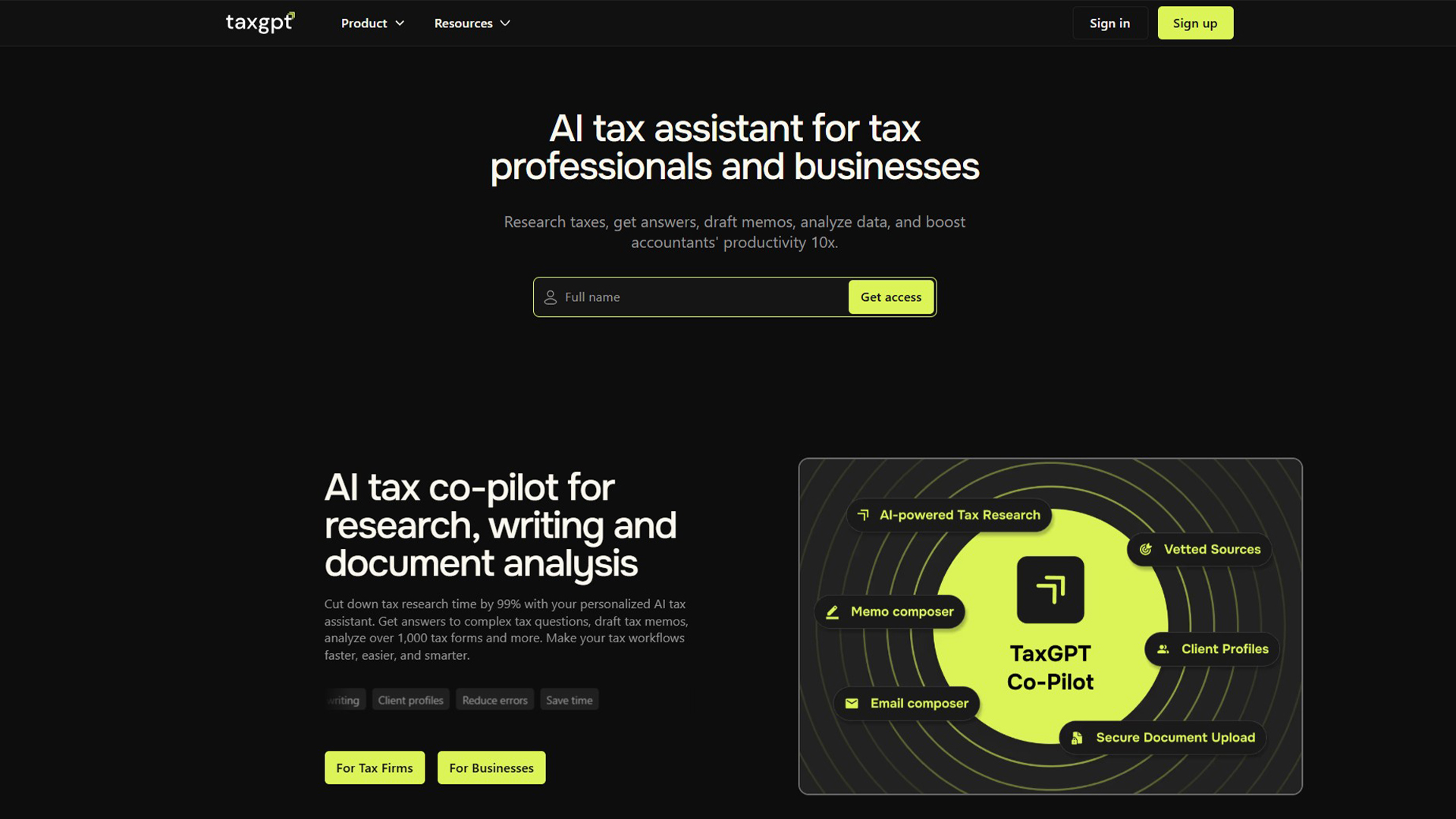 AI Tax Assistant | TaxGPT | AllAiWebsite