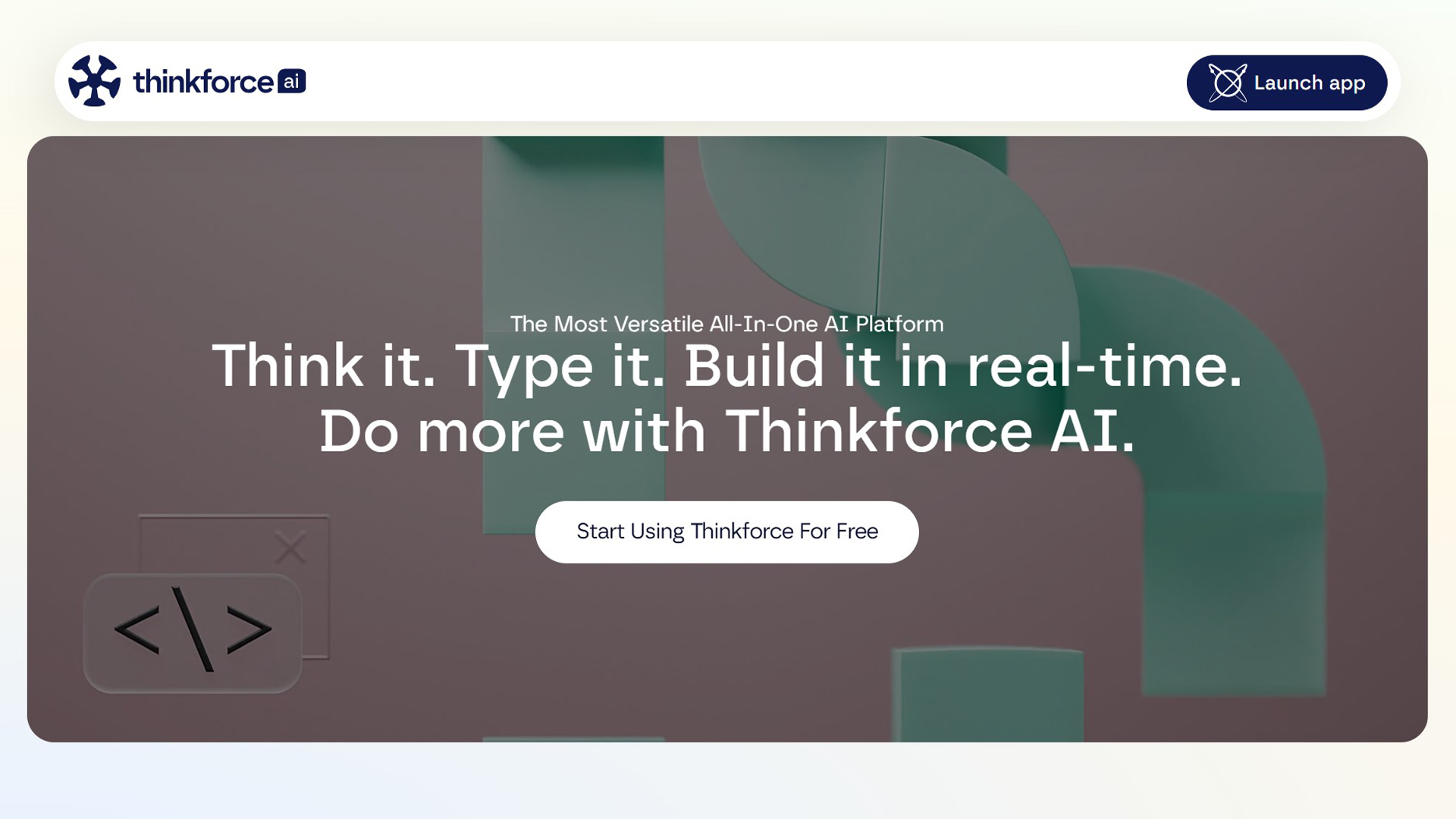 All-in-One AI Collaborator | Thinkforce AI | AllAiWebsite