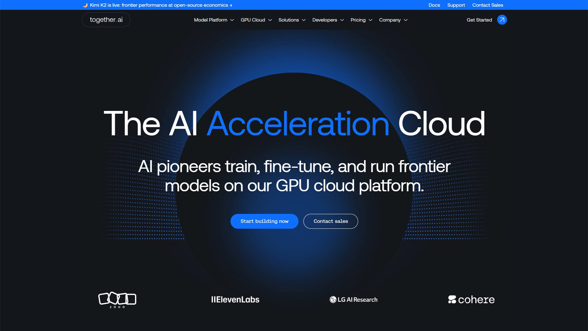 Generative AI Cloud Platform | Together AI | AllAiWebsite