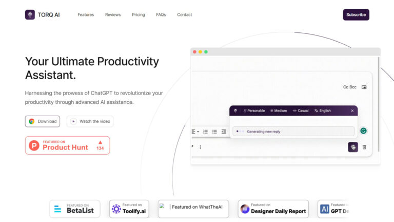 AI Writing Assistant | Torq AI | AllAiWebsite