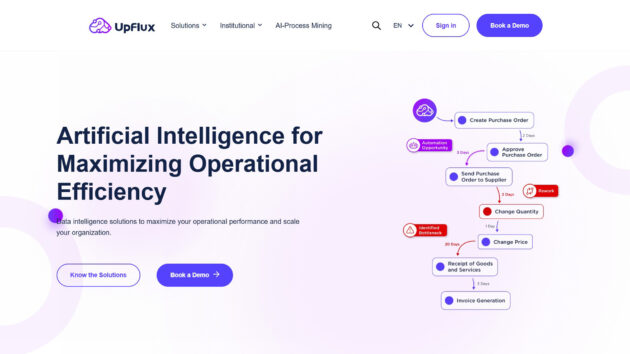 AI Process Mining Platform | Upflux | AllAiWebsite