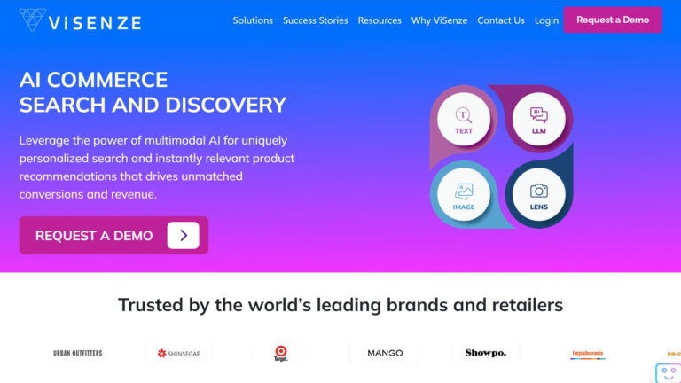 AI Commerce Search and Discovery | ViSenze | AllAiWebsite