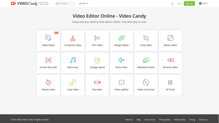Online AI Video Editor | Video Candy | AllAiWebsite