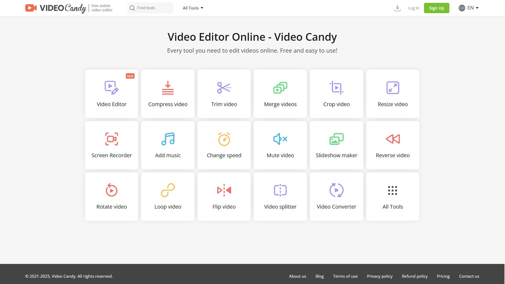 Online AI Video Editor | Video Candy | AllAiWebsite