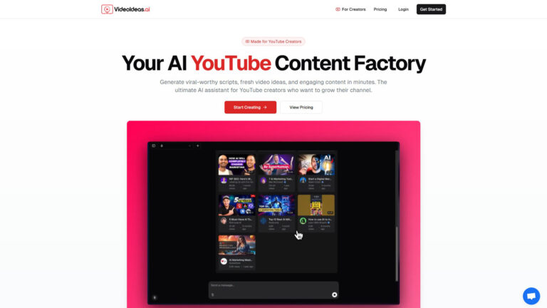 AI YouTube Content Generator | VideoIdeas.ai | AllAiWebsite