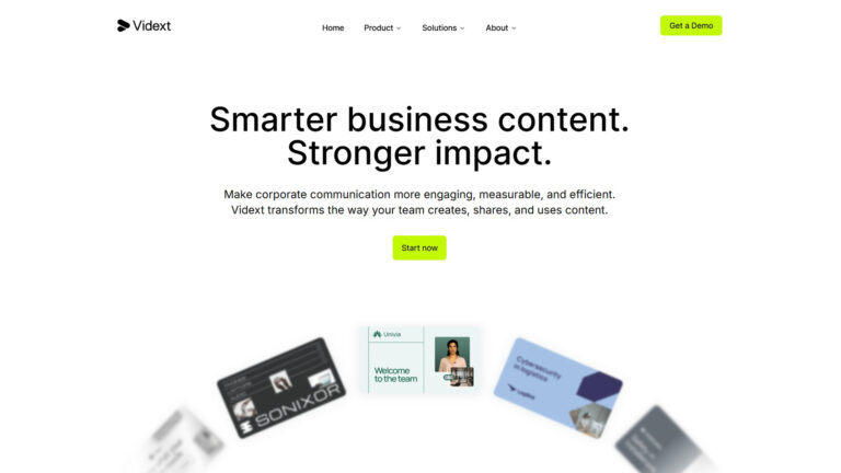 AI Video Creation Platform | Vidext | AllAiWebsite